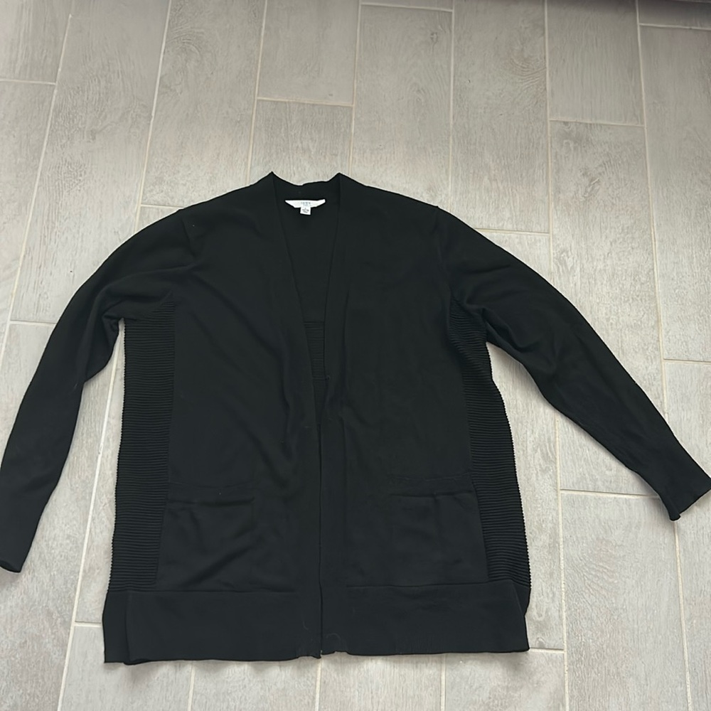 Black time and tru cardigan